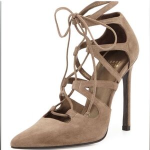 Stuart Weitzman Lace up Pumps